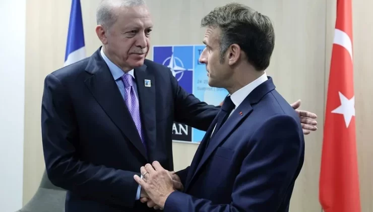 NATO Zirvesi’nde Erdoğan ve Macron’un beden dili işte böyle konuştu