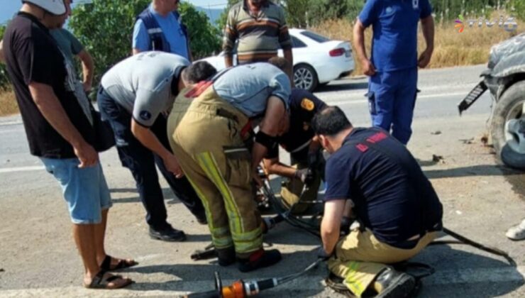 Kuşadası’nda kamyonet takla attı: 1 ölü, 2 yaralı