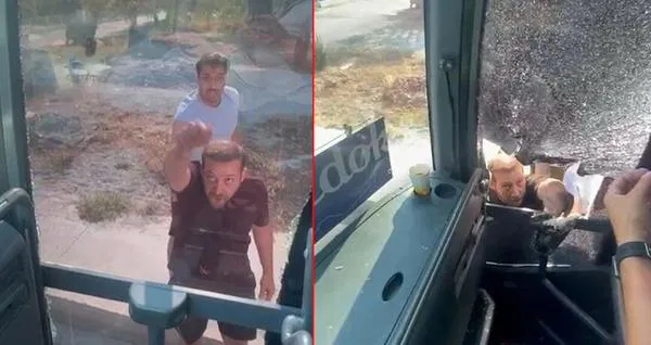 Tur otobüsüne saldıran şahıslar tutuklandı