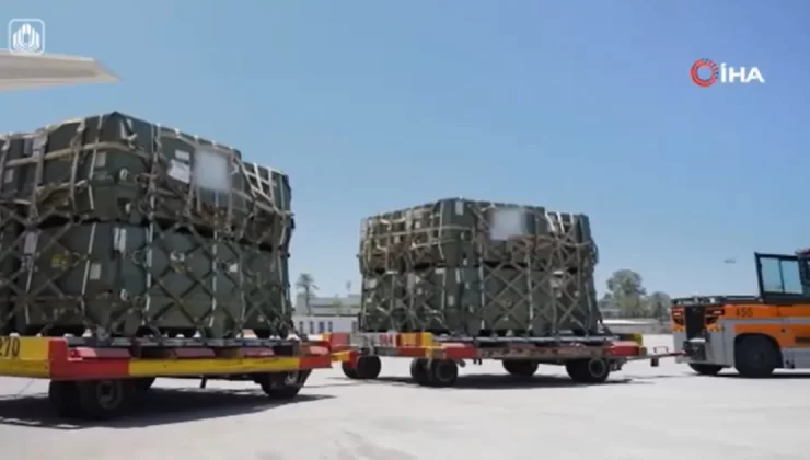 İsrail’e ABD ve Almanya’dan 14 askeri kargo uçağıyla teçhizat sevkiyatı
