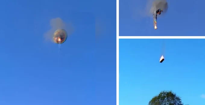 Sıcak hava balonu faciası! En az 8 ölü,13 yaralı
