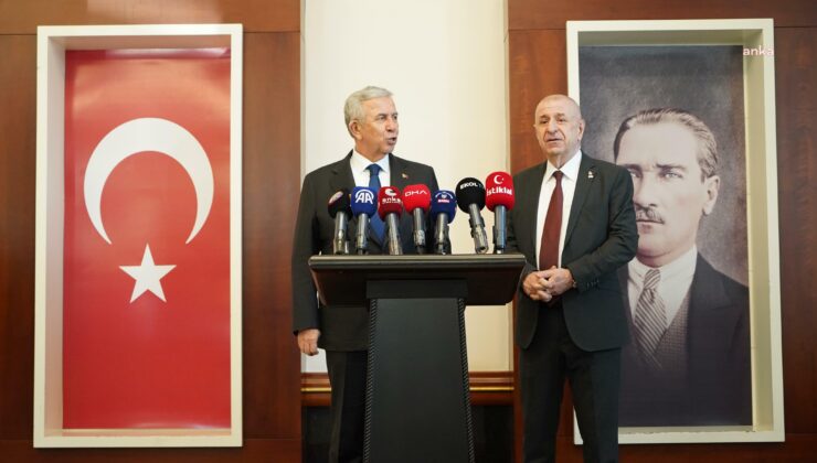 Bir araya gelen Ümit Özdağ ve Mansur Yavaş’tan flaş açıklamalar
