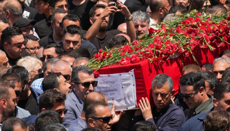Manisa’da Ferdi Zeyrek’e acı veda!