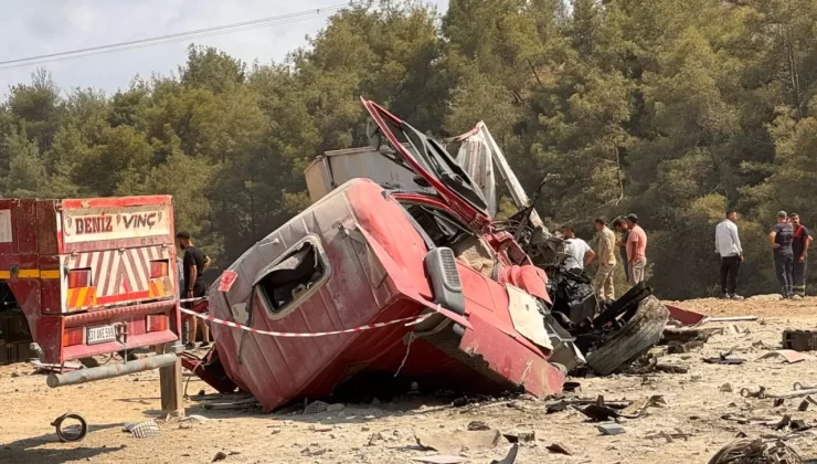 Hatay’da Freni Boşalan Vinç Uçuruma Yuvarlandı: 1 Ölü, 1 Yaralı