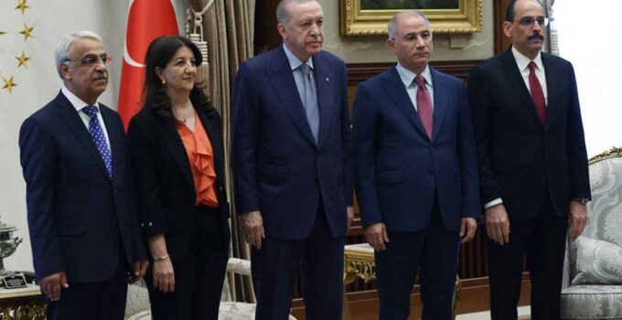 DEM Parti Heyeti ve Erdoğan’ın görüşmesinde o detay şok etti