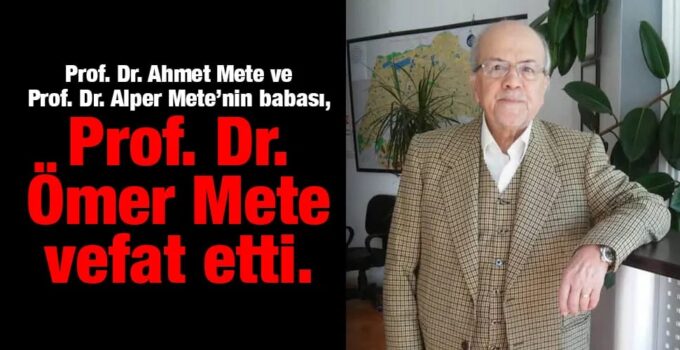 Gaziantepli bilim insanı vefat etti