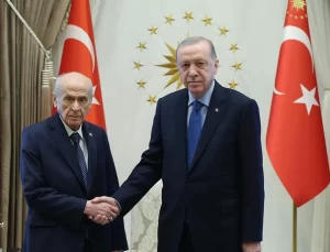 Cumhurbaşkanı Erdoğan ile Devlet Bahçeli terör gündemiyle bir araya geldi