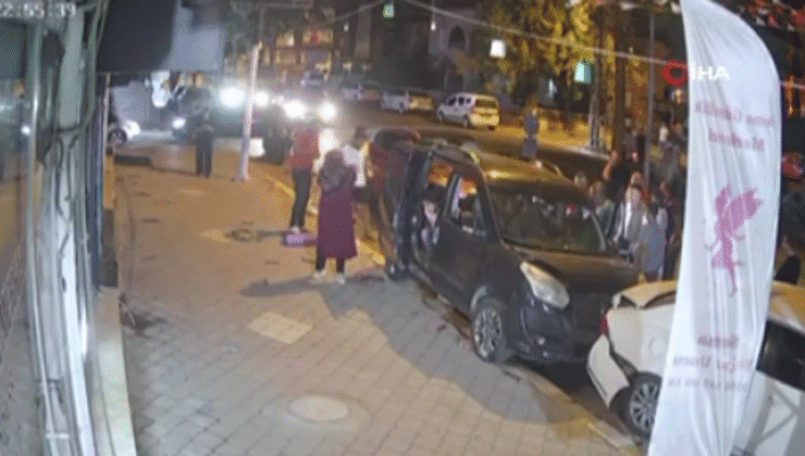 Aracın Kontrolünü Kaybetti: Ortalık Birbirine Girdi