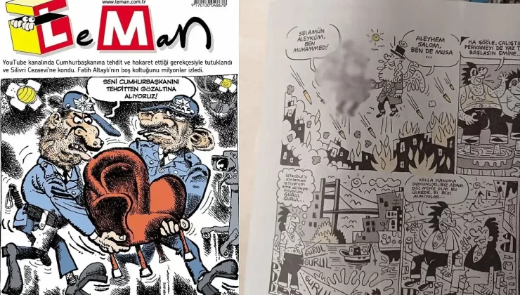 Leman dergisinin ‘Hz. Muhammed’ karikatürü açıklaması şok etti