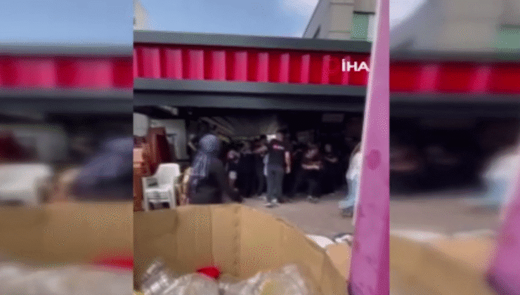 Mersin’de Mağaza Açılışında İzdiham: Yaşlı Kadın Fenalık Geçirdi