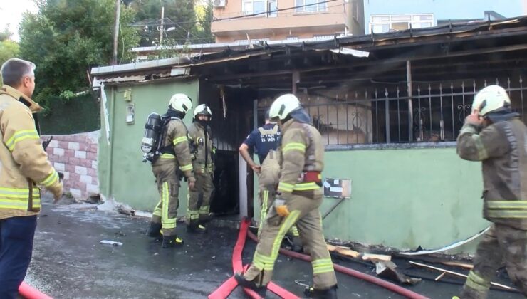 Sarıyer’de Gecekondu Yangını