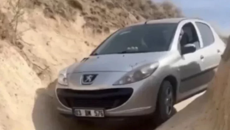 Navigasyon Hatası Kapadokya’da Sürücüyü Peribacalarının Arasına Soktu