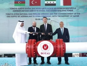 Türkiye’den Suriye’ye İlk Doğal Gaz Sevkiyatı Başladı: “Bölgeye Huzur ve Refah Getirecek”