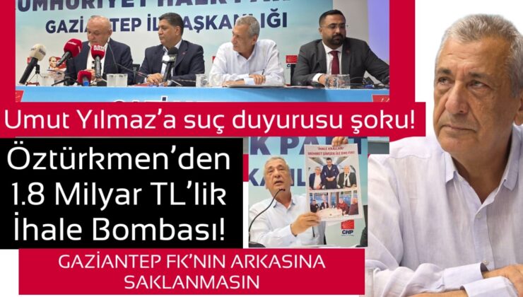 Umut Yılmaz’a Suç Duyurusu Şoku! Öztürkmen, Asfalt İhalesini Yargıya Taşıyor