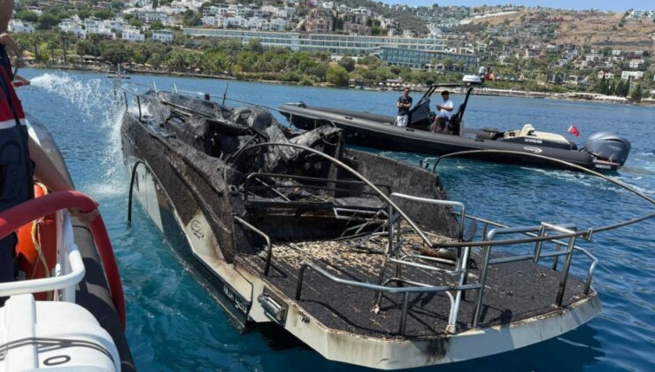 Bodrum Gündoğan’da Teknede Yangın: 1 Kişi Kurtarıldı