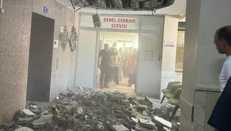 Denizli Devlet Hastanesi’nin Çürük Tavanı Çöktü: Hekim Birliği Sendikası Uyardı