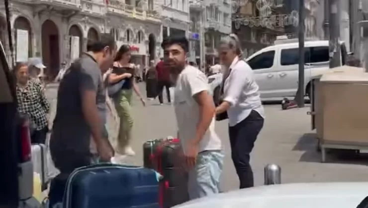 Beyoğlu’nda Yol Ortasında Tartışma: “Beni Böyle Bekletemezsin!”