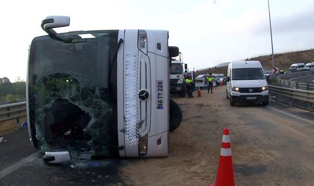 Sancaktepe’de Yolcu Otobüsü Devrildi: 3 Ölü, 20 Yaralı
