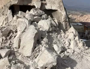 Doğa ve İnsan Etkisiyle Göreme Peribacası Hasar Gördü