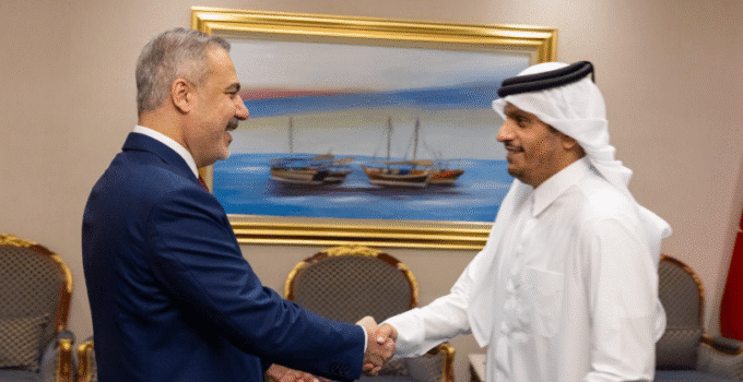 Dışişleri Bakanı Fidan, Doha’da Al Sani ile Görüştü