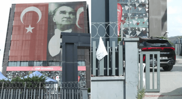 Gürsel Tekin CHP’nin Sarıyer’deki Eski İl Başkanlığı Binasında