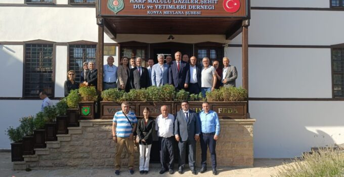 Ergun Konya’da: İhracatçılardan Şehit Ailelerine Tüm Sorunları Yerinde Dinledi