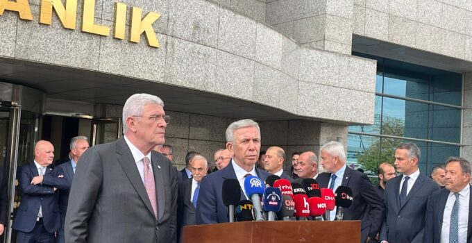 İYİ Parti’den Mansur Yavaş’a Destek Ziyareti