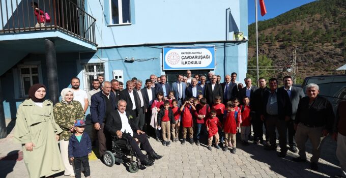 Büyükkılıç’tan 12 Milyon TL’lik İçme Suyu Yatırımı Yapılan Yahyalı’Ya Ziyaret