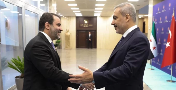 Kritik Temas: Bakan Fidan ve Şeybani Ankara’da Görüştü