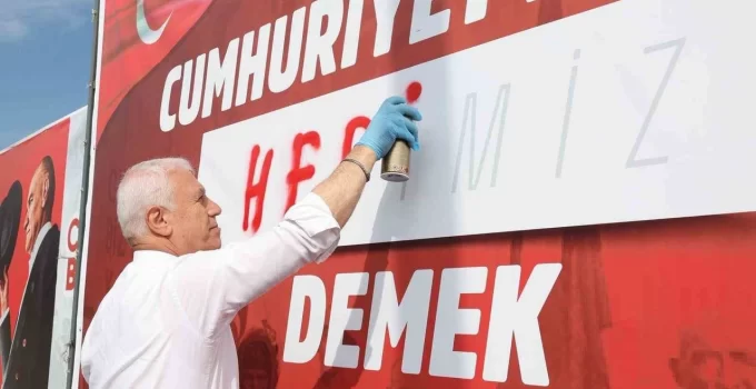 “CUMHURİYET DEMEK, HEPİMİZ DEMEK”