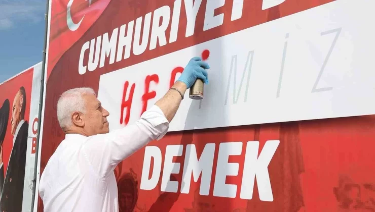 “CUMHURİYET DEMEK, HEPİMİZ DEMEK”