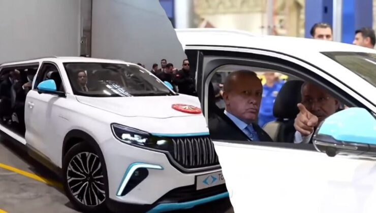 Cumhurbaşkanı Erdoğan, ALTAY Tankı Teslim Törenine TOGG’un Limuzin Versiyonuyla geldi