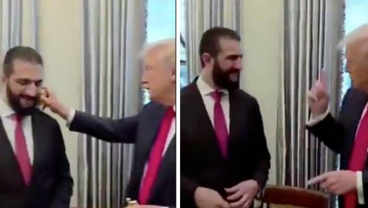 Beyaz Saray’da dikkat çeken anlar: Trump parfüm sıktı, Suriye liderine “Kaç eşin var?” diye sordu